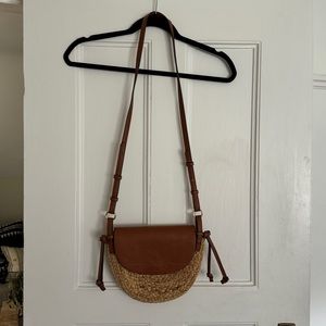 Mango Raffia Purse